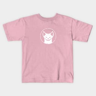 Sable weasel stylized head Kids T-Shirt